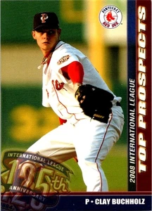 2008 Choice International League Top Prospects #7 Clay Buchholz - Picture 1 of 2