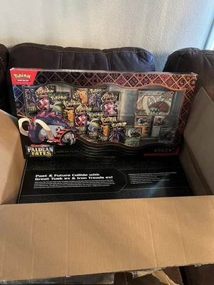 EM MÃOS 5X Pokemon Paldean Fates Great Tusk Iron Threads coleções premium - Imagem 1 de 4