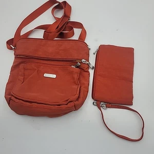 Bolso Bandolera BAGGALLINI Rojo Bolsillo Bloqueo RFID Bolsa para Teléfono - Imagen 1 de 4