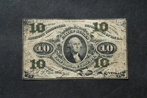 Fractional currency, Third Issue, 10 cents, KL# 3260, Fr# 1253, Fine condition - Picture 1 of 5