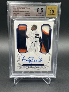 2016 Panini Flawless Baseball Barry Bonds Colors Patch Auto(4/5) - Picture 1 of 3