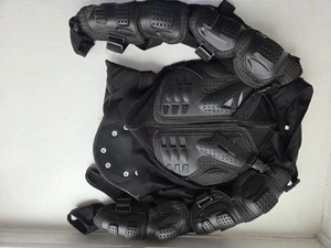 Motorcycle Body Armour Jacket Motocross Motorbike Spine Elbow Protector 3XL Kids - Picture 1 of 6