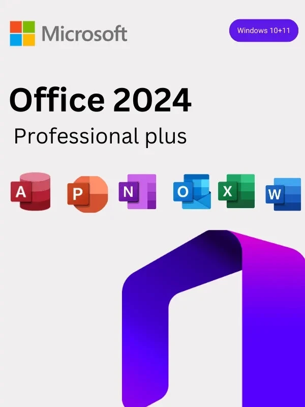 Microsoft Office 2024 Professional Plus Lifetime Windows/Mac - Image 1 of 1