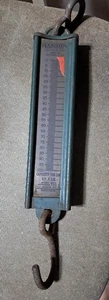 Vintage Hanson 100 Pfund hängende Waage - Modell 8910, Chicago USA  - Bild 1 von 5