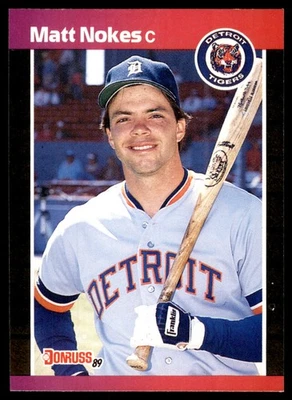 1989 Donruss #116 Matt Nokes Detroit Tigers - Image 1 of 2