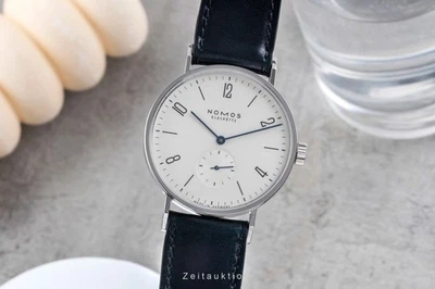 Nomos Glashütte Tangomat Automatik Edelstahl Herrenuhr Ref. 641 Box & Papiere - Bild 1 von 4