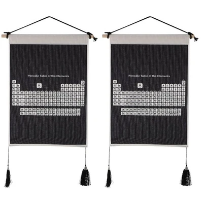  2 Pieces Poster Klassenzimmer Periodensystem Der Elemente Plakat Schulbedarf - Bild 1 von 4