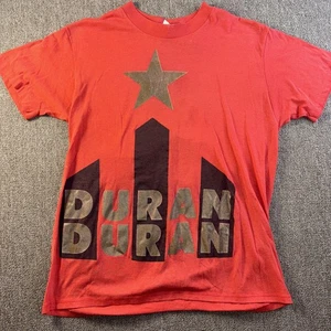 Camiseta Duran Duran Vintage Años 80/90 Grande Individual Roja - Imagen 1 de 8
