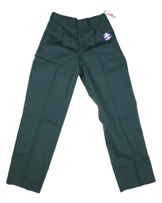 Dickies Pleated Front Boys Pants Dark Hunter Green Stain Release Youth 16R - Image 1 of 4