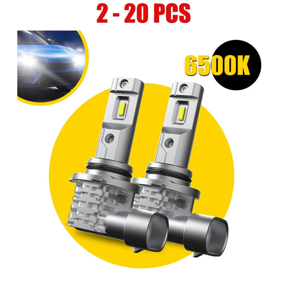 9006 Faro LED AUXILIAR Bombilla Blanco Canbus 6500K Super Brillante Plug&Play 2-20PCS Foto 1 de 4