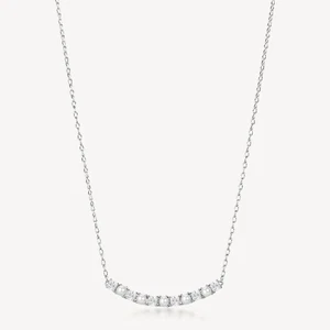 BROSWAY FANCY COLLANA DA DONNA CON PERLE E ZIRCONI IN ARGENTO 925 FIW171 - Foto 1 di 5