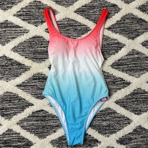 Xhilaration one piece multi-colored Ombre adult swimsuit size xsmall - Picture 1 of 6