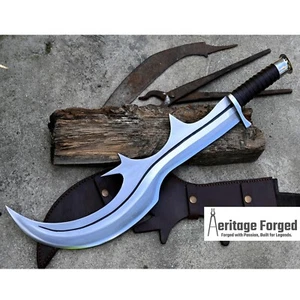 NGULU SWORD/ Custom forged Large knife/hunting/Tactical/Combat/Battle Ready - Picture 1 of 11
