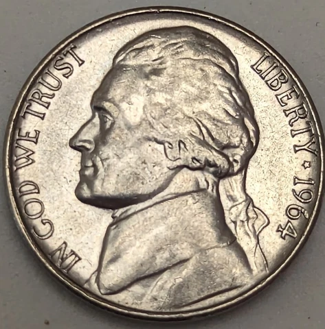 1964-D Jefferson Nickel RPM-004, D/D Almost Full Steps Brilliant Uncirculated Cover