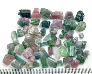102 Cts Beautiful Mix Colors Tourmaline Rough Grade Good Quality Lot from Afghan - Picture 1 of 6