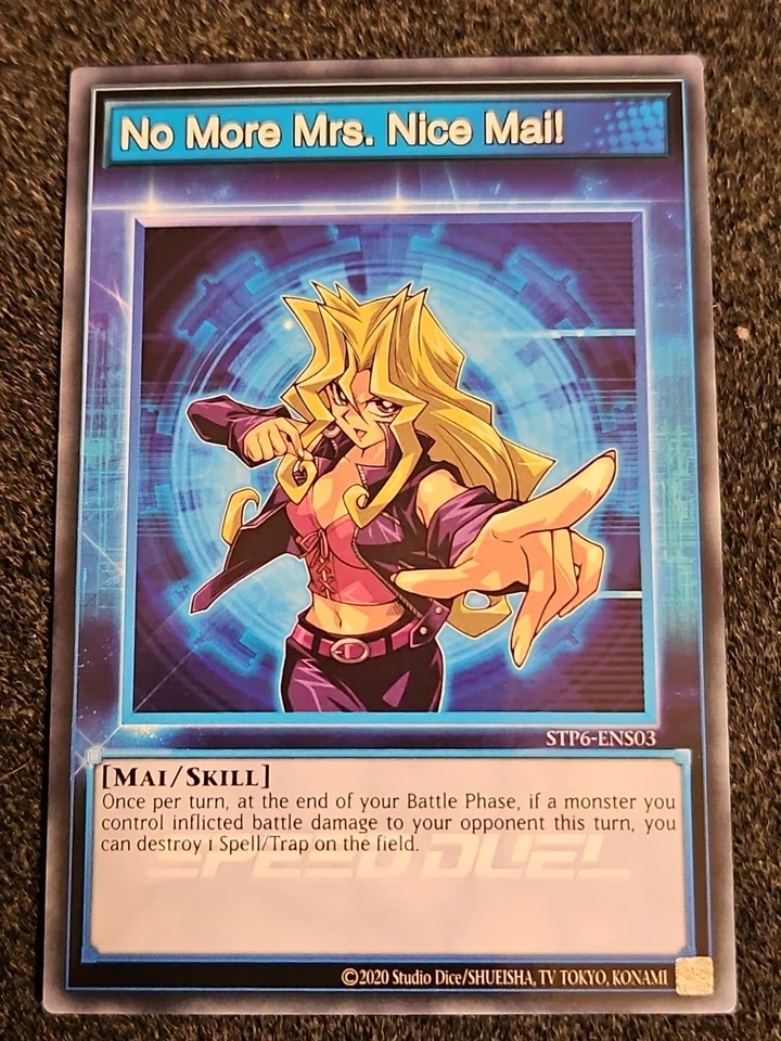 No More Mrs. Nice Mai Common Speed Duel Tournament Pack 6 OTS STP6-ENS03 Errata - Image 1 of 1