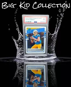 2020 Donruss Optic Justin Herbert Rc Rated Rookie #153 PSA 9 - Picture 1 of 5