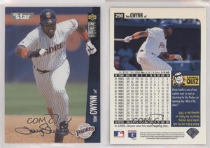 1996 Upper Deck Collector's Choice Silver Signature Tony Gwynn #290 HOF