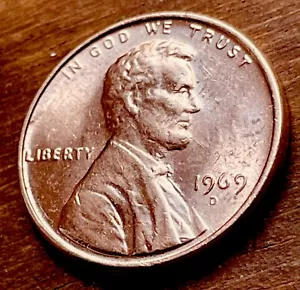 1969 D RB Penny With Floating Roof Error (Severely Rare) - Picture 1 of 6