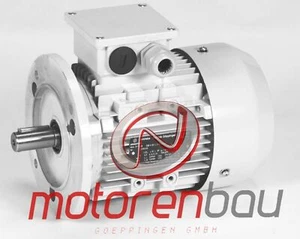 Energiesparmotor IE2, 0,55 kW, 1000 U/min, B5, 80, Elektromotor, Drehstrommotor - Bild 1 von 2