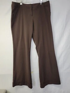 Joe B Benbasset Women's Cocoa Brown Truffle Dress Pants Slacks Size 15 - Picture 1 of 8