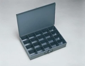 Large 20 Hole Metal Locking Tray - Assortment Box - Picture 1 of 1