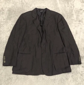 Abrigo deportivo chaqueta de lino 44R vintage Giorgio Armani etiqueta negra para hombre *LEER - Imagen 1 de 10