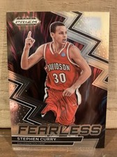 2023-24 Prizm Draft Picks Fearless #17 Stephen Curry - Davidson Wildcats !