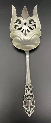 Howard / Mount Vernon York Pattern Pierced Sterling Silver Serving Fork No Mono - Изображение 1 из 4