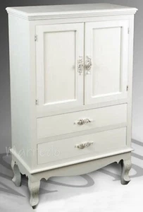 MOBILE CREDENZA h120*70*35cm CUCINA SALOTTO BAGNO LEGNO SHABBY CHIC DECO ROSE - Foto 1 di 1