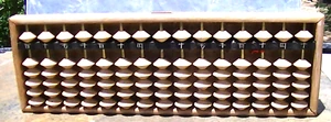 Vintage Japanese wooden abacus Made of Hardwood W/ original Box - Picture 1 of 16