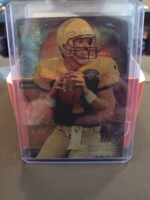 BRETT FARVE 1995 FLEER ULTRA "RISING STAR INSERT" #6 OF 9 -TRANSPARENT- MINT!!! - Image 1 of 4