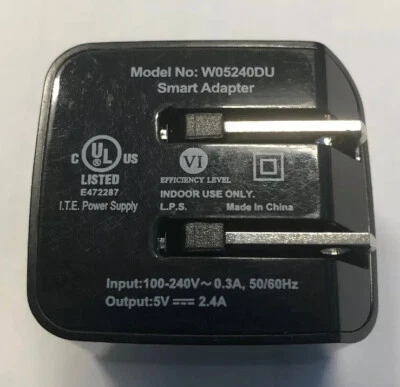 USB Charger 2.4Amp Wall Power Adapter for iPhone X 8 7 Plus For Samsung Galaxy - Image 1 of 4