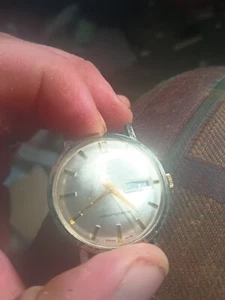 Vintage Kronatron Electra Men's Wristwatch mechanical Parts Or Repair Non Workin - Picture 1 of 6