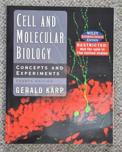 Cell & Molecular Biology. Concepts & Experiments. Gerald Karp 4th Edn. - Picture 1 of 1