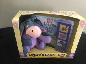 Winnie Pooh Disney Eeyore Easter Egg Plush And Story Book D32 - Picture 1 of 2