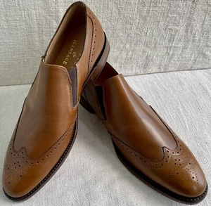 Sanders Diplomat x Shipton & Heneage Goodyear Welt VIENNA Lazyman Slipons US 12 - Picture 1 of 18