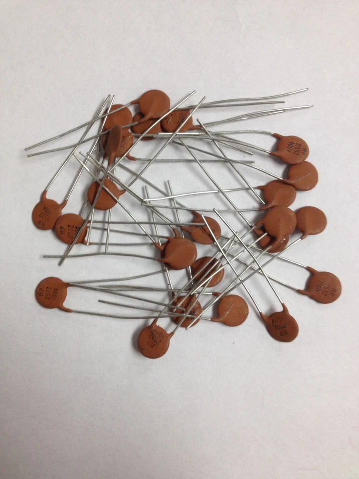 25 PCS MPI EF253Z .025uF 100V Ceramic Disc Capacitors Z5V MP 253Z 100V - Image 1 of 4