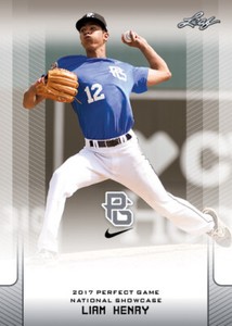 10-Count Lot Liam Henry 2017 Leaf Perfect Game NIKE All-American Rookies