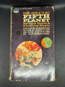 Fred & Geoffrey Hoyle FIFTH PLANET Fawcett Crest 1965 1st Print Vintage Scifi - Picture 1 of 8
