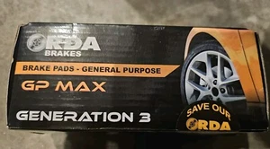 RDA GP Max Rear Brake Pad Set - RDB1992 - Picture 1 of 2