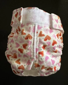 Female Dog Puppy Pet Diaper Washable Pant Sanitary Underwear RED PINK HEART XXXS - Picture 1 of 6