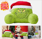 The Grinch Plush Toy Green Fur Monster Soft Cushion Hug Doll Pillow Xmas Gift~