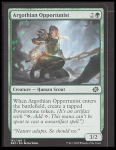 MTG Argothian Opportunist 167 Common The Brothers' War Card CB-1-2-A-39 - Picture 1 of 6