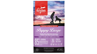 ORIJEN Puppy Large Recipe, High-Protein Grain-Free Dry Puppy Food, 23.5 LB - Image 1 of 2