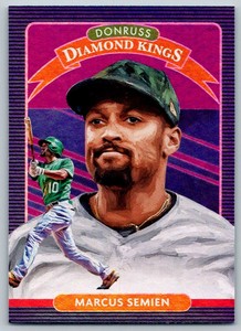 2020 Donruss Purple Marcus Semien Oakland Athletics #10