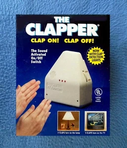 THE CLAPPER CLAP ON! CLAP OFF! SOUND ACTIVATED SWITCH JOSEPH ENTERPRISES - Picture 1 of 2