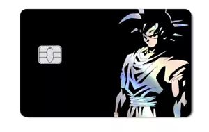 Dragon Ball Z Goku Credit Debit Card Skin Decal Sticker Holographic - Picture 1 of 1