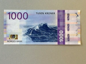 Norway 1,000 Kroner P-57 2019 UNC - Picture 1 of 2
