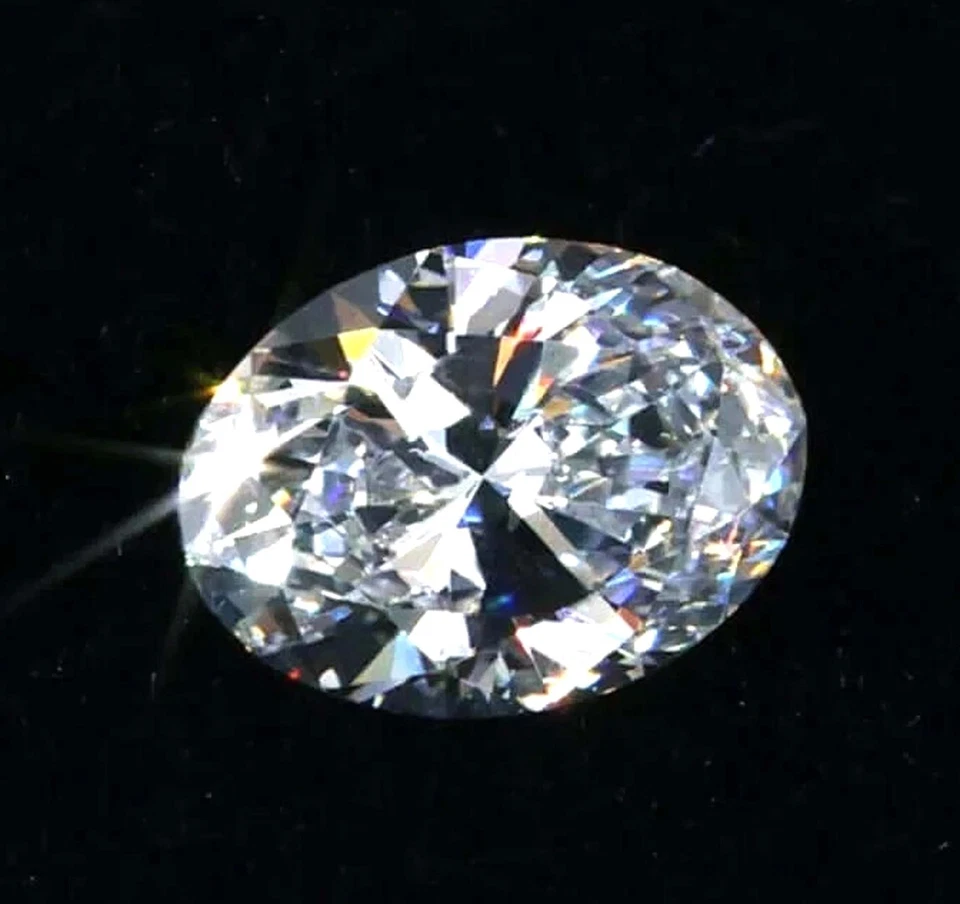 IGL Certified 3.3 Carat Lab Grown Diamond Oval Cut D VVS1 Clarity CVD Gems 5NSE - Image 1 of 1